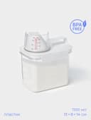 Контейнер для стирального порошка и кондиционера, с мерным стаканом, 1100 мл