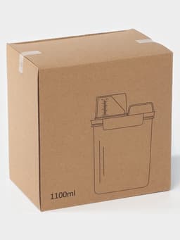 Контейнер для стирального порошка и кондиционера, с мерным стаканом, 1100 мл