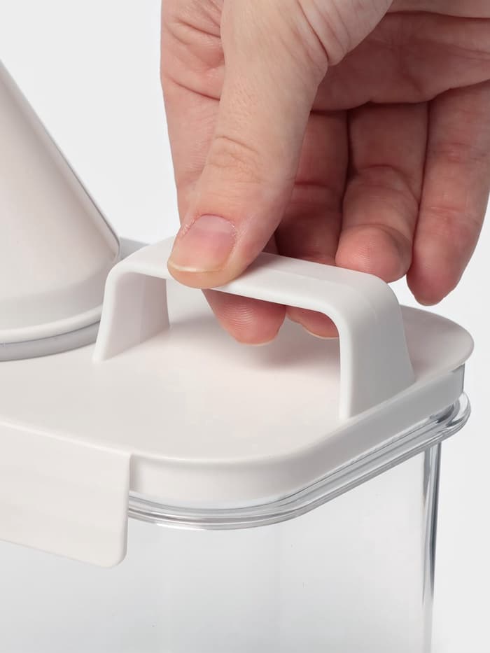 Контейнер для стирального порошка и кондиционера, с мерным стаканом, 1800 мл