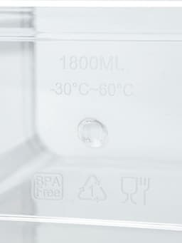 Контейнер для стирального порошка и кондиционера, с мерным стаканом, 1800 мл