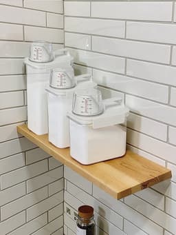 Контейнер для стирального порошка и кондиционера, с мерным стаканом, 1800 мл