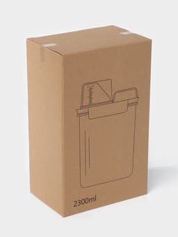 Контейнер для стирального порошка и кондиционера, с мерным стаканом, 2300 мл