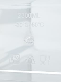 Контейнер для стирального порошка и кондиционера, с мерным стаканом, 2300 мл