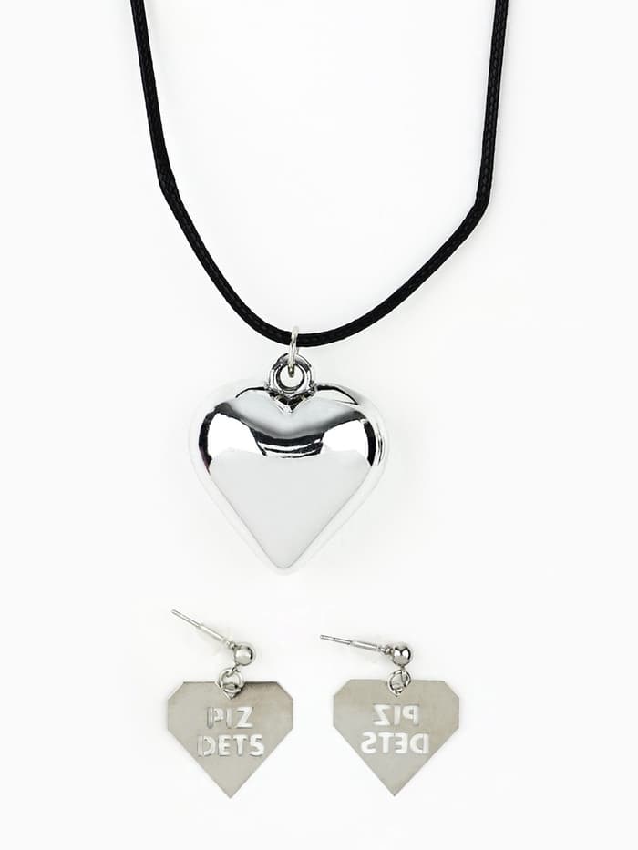 Серьги и чокер Pretty baby, 9×10 см