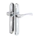 Ручки на планке LOCKLAND 001, м/о 55 мм, цвет хром