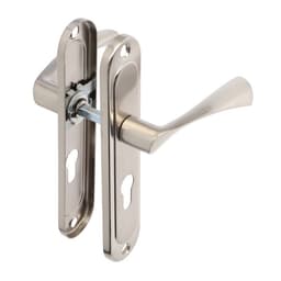 Ручки на планке LOCKLAND 001, м/о 55 мм, цвет сатиновый никель