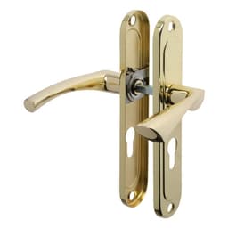 Ручки на планке LOCKLAND 001, м/о 55 мм, цвет золото