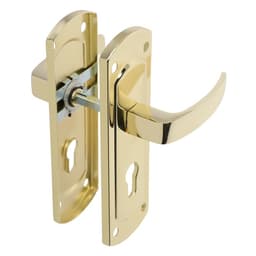 Ручки на планке LOCKLAND 002, м/о 55 мм, цвет золото