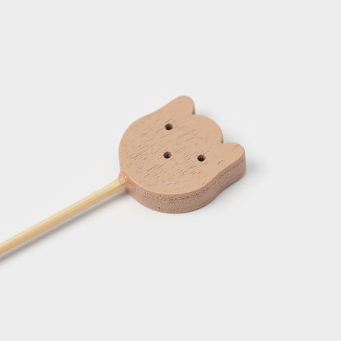 Шпажки Доляна «Котики», h=12 см, набор 25 шт., бамбук