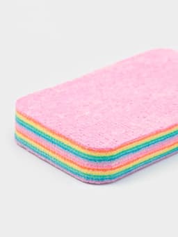 Салфетка многослойная для уборки из микрофибры MicroPVA, 12×7 см, 12 слоев