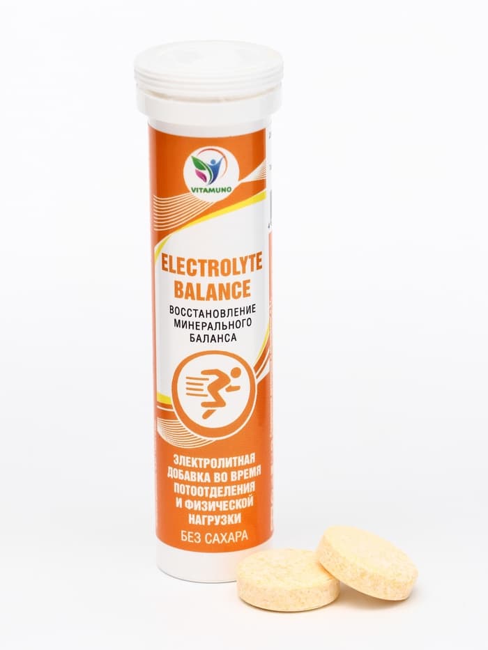 Напиток Electrolyte Balance Vitamuno, 10 шипучих таблеток