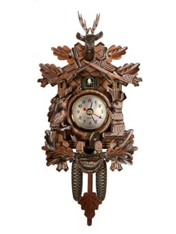 Часы настенные с кукушкой «Домик в лесу», плавный ход, 24×11.6×5 см