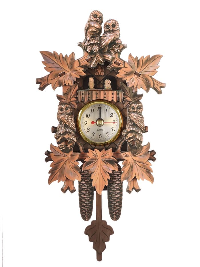 Часы настенные «Совы», плавный ход, 23.1×11.8×8.5 см