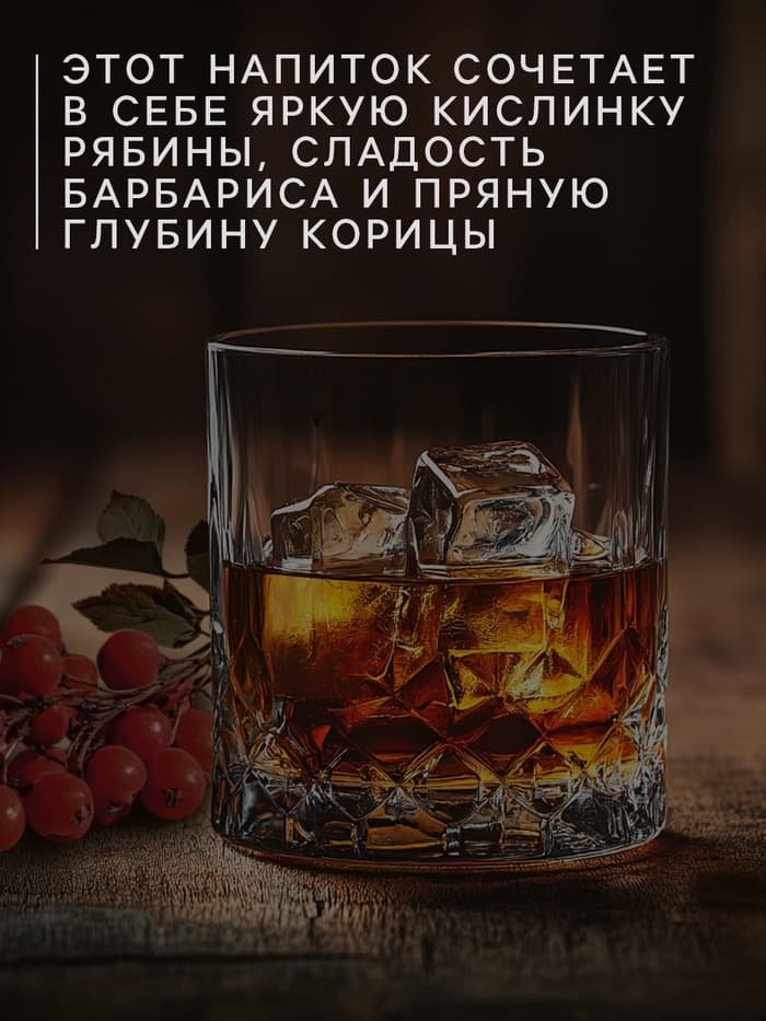 Подарочный набор для приготовления настойки «Рябина на коньяке», набор трав и специй 74 г, бутылка 500 мл., инструкция