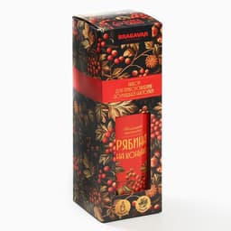 Подарочный набор для приготовления настойки «Рябина на коньяке», набор трав и специй 74 г, бутылка 500 мл., инструкция