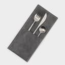Конверт для столовых приборов Magistro, экокожа, 23.5×10.8 см, серый