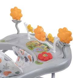 Ходунки «FLY С» 7 силиконовые колеса, музыкальная панель, серый