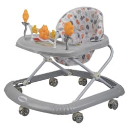 Ходунки «FLY С» 7 силиконовые колеса, музыкальная панель, серый