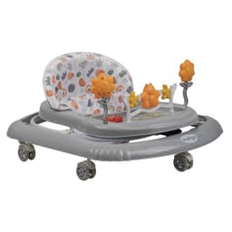 Ходунки «FLY С» 7 силиконовые колеса, музыкальная панель, серый