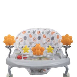 Ходунки «FLY С» 7 силиконовые колеса, музыкальная панель, серый