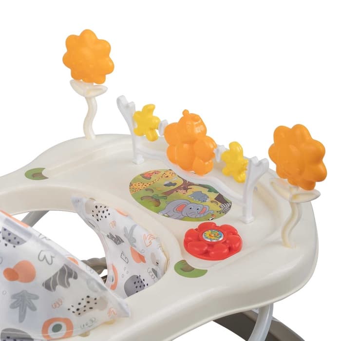 Ходунки FLY, 7 колес, музыкальные, Indigo, бежевый