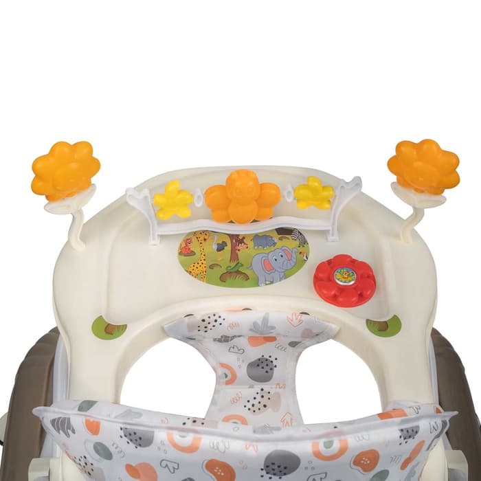 Ходунки FLY, 7 колес, музыкальные, Indigo, бежевый