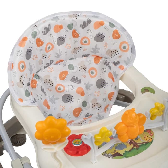 Ходунки FLY, 7 колес, музыкальные, Indigo, бежевый