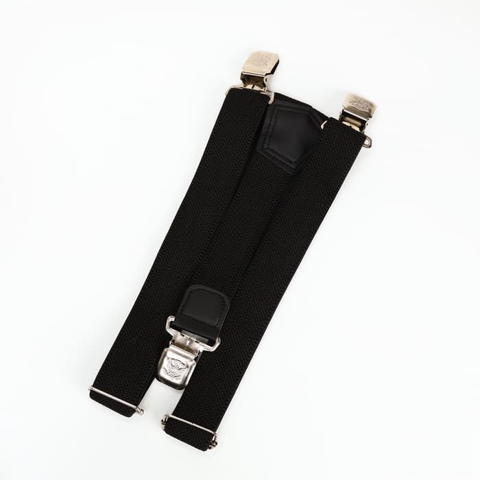 Подтяжки взрослые «Великан» для полных, ширина 3.8 см, чёрный