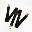 Подтяжки взрослые «Великан» для полных, ширина 3.8 см, чёрный