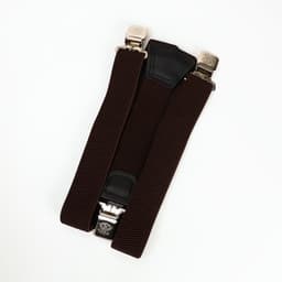 Подтяжки взрослые «Великан» для полных, ширина 3.8 см, тёмно-коричневый