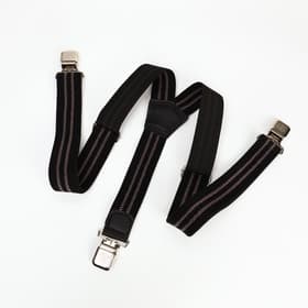 Подтяжки взрослые «Великан» для полных, ширина 3.8 см, чёрный/бежевый