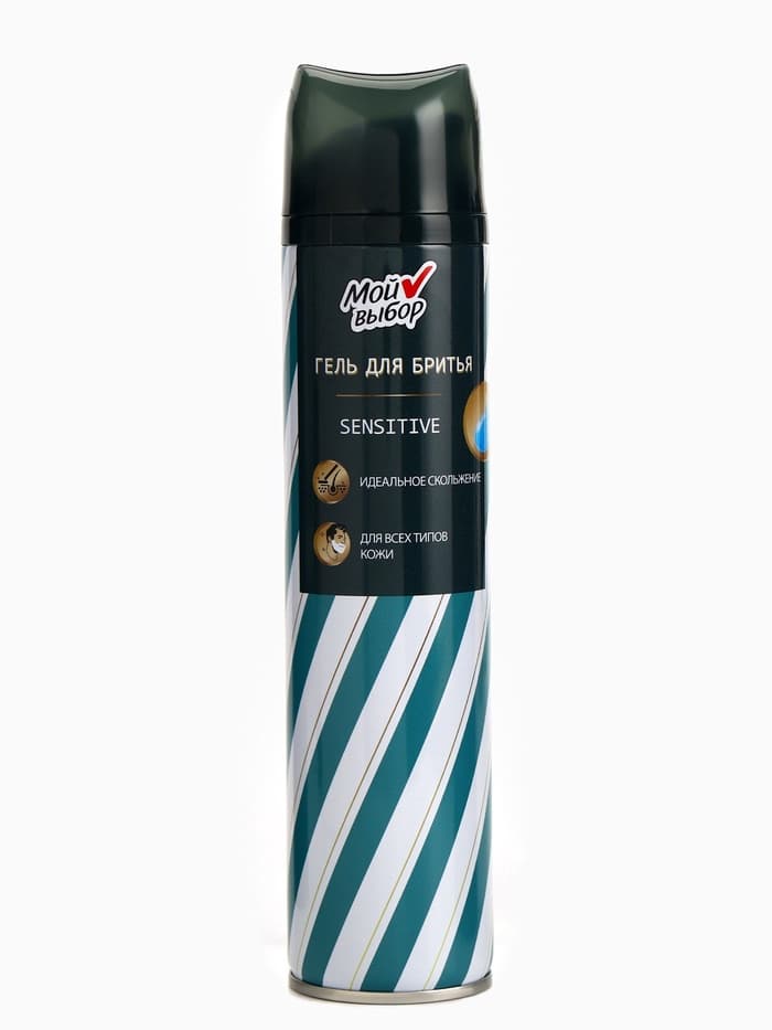 Гель для бритья «Мой выбор» Sensitive, для всех типов кожи, 240 мл