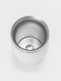 Калабас и бомбилья для приготовления чая Мате, 240 мл, с щёткой для чистки, нержавеющая сталь, белые