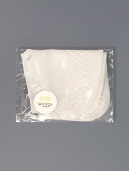 Чехлы для обуви, силиконовые, р-р M (35-39), 24.5 см, пара, белые