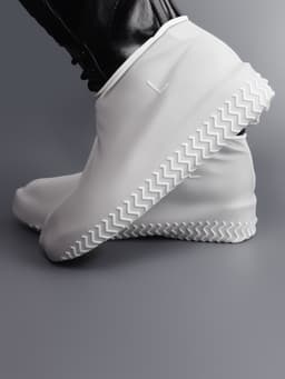 Чехлы для обуви, силиконовые, р-р L (40-44), 29 см, пара, белые