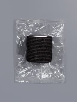 Лента бандажная, 5 см × 5 м, чёрная