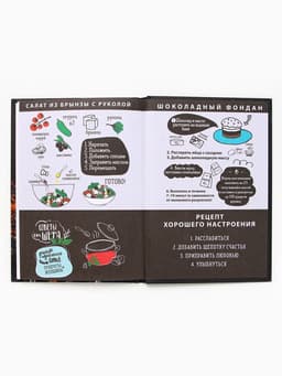 Книга для записи рецептов А5, 80 л. Твердый переплет «Специи»