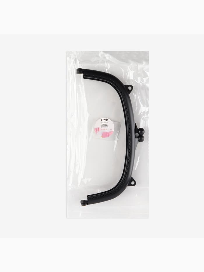 Фермуар пришивной, 21×10 см, чёрный