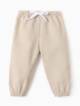 Брюки детские MINAKU, бежевые, рост 68-74 см