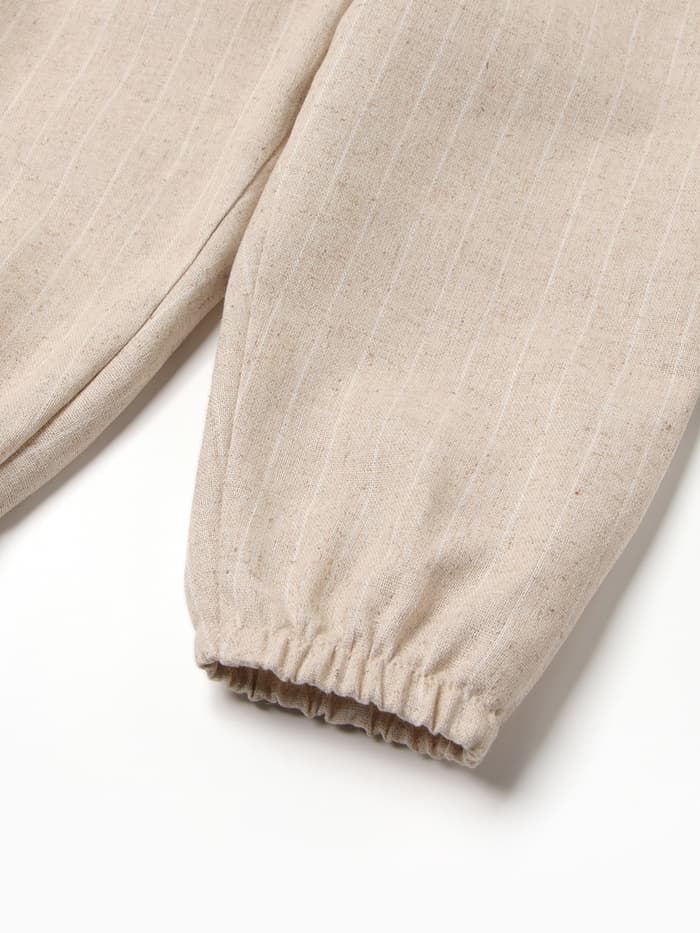 Брюки детские MINAKU, бежевые, рост 68-74 см