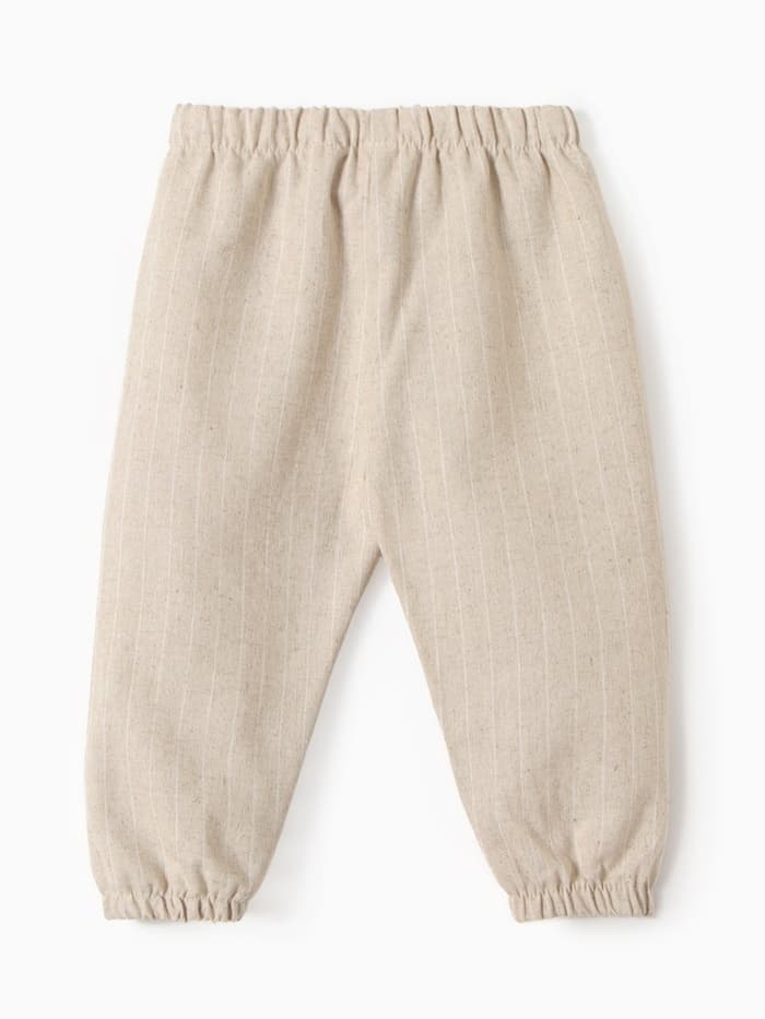 Брюки детские MINAKU, бежевые, рост 68-74 см