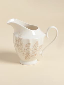 Молочник SL Home «Аманде», 350 мл, 14×8.7×12.5 см, фарфор, белый