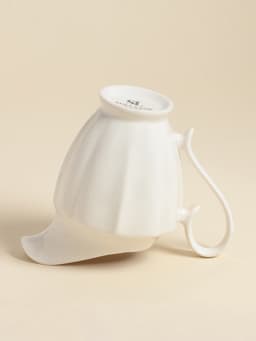 Молочник SL Home «Аманде», 350 мл, 14×8.7×12.5 см, фарфор, белый