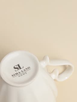 Молочник SL Home «Аманде», 350 мл, 14×8.7×12.5 см, фарфор, белый