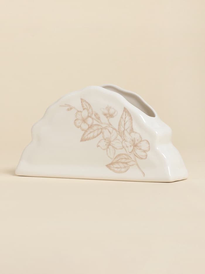 Салфетница SL Home «Аманде», 15×4×7.8 см, фарфор, белая