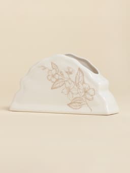 Салфетница SL Home «Аманде», 15×4×7.8 см, фарфор, белая