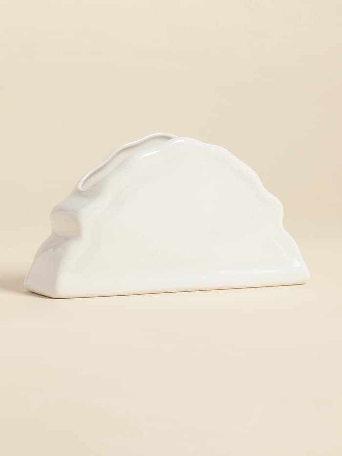 Салфетница SL Home «Аманде», 15×4×7.8 см, фарфор, белая