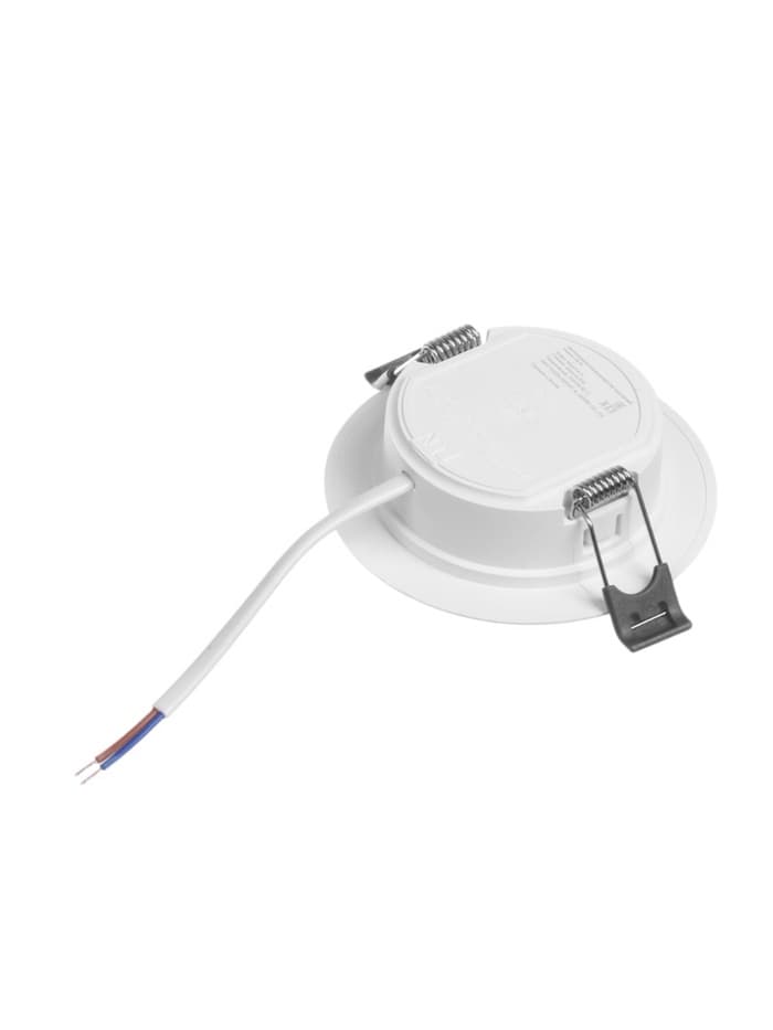 Светильник встраиваемый «Даунлайт», светодиодный, 5 Вт, 6500K, 475 Лм, 220 В, 90×25 мм, круглый, белый