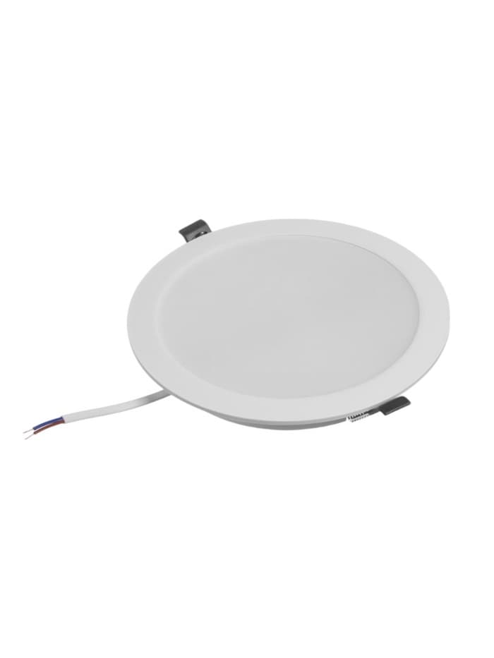 Светильник встраиваемый «Даунлайт», светодиодный, 18 Вт, 6500K, 1710 Лм, 220 В, 176×28 мм, круглый, белый