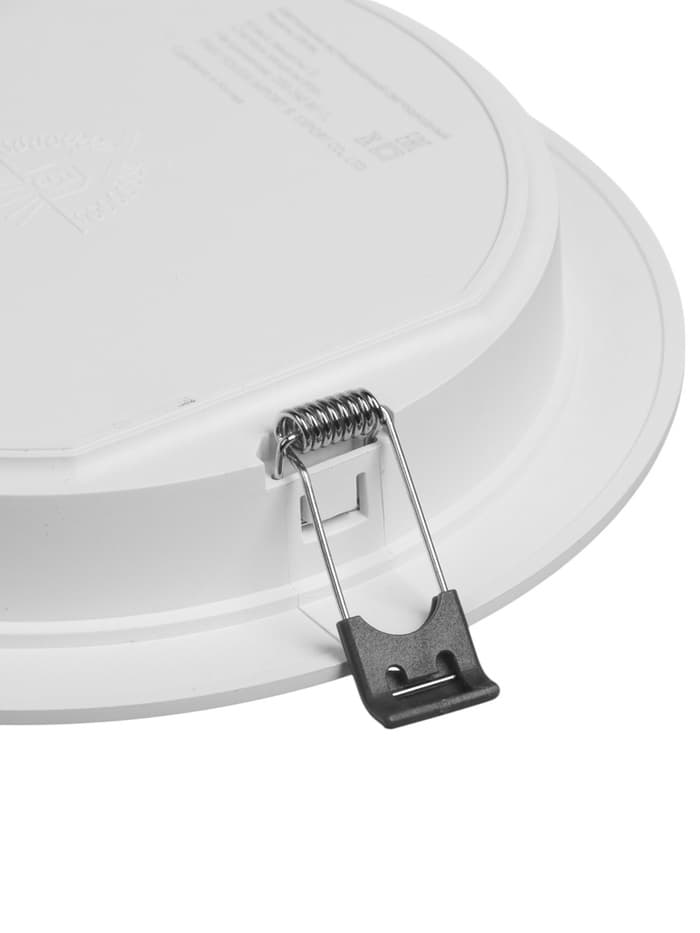 Светильник встраиваемый «Даунлайт», светодиодный, 18 Вт, 6500K, 1710 Лм, 220 В, 176×28 мм, круглый, белый